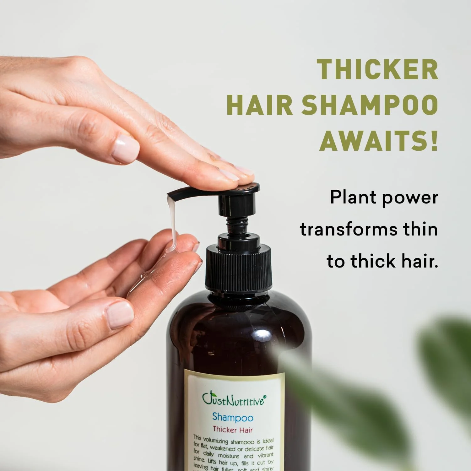 شامپو مغذی مو برای ضخیم شدن مو