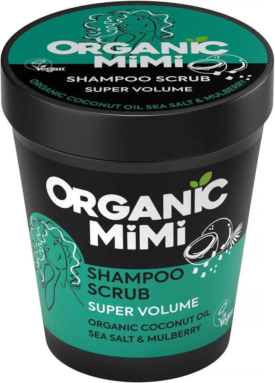 اسکراب شامپو حجم دهنده سوپر ارگانیک Mimi با نمک دریا و توت سفید 280 گرم اسکراب شامپو حجم دهنده سوپر ارگانیک Mimi با نمک دریا و توت سفید 280 گرم