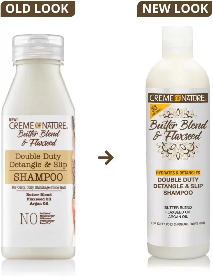 شامپو مو کرم آو نیچر حاوی ترکیب کره و دانه کتان، باز کننده گره و لغزنده کننده مو 355 میلی لیتر شامپو مو کرم آو نیچر حاوی ترکیب کره و دانه کتان، باز کننده گره و لغزنده کننده مو 355 میلی لیتر