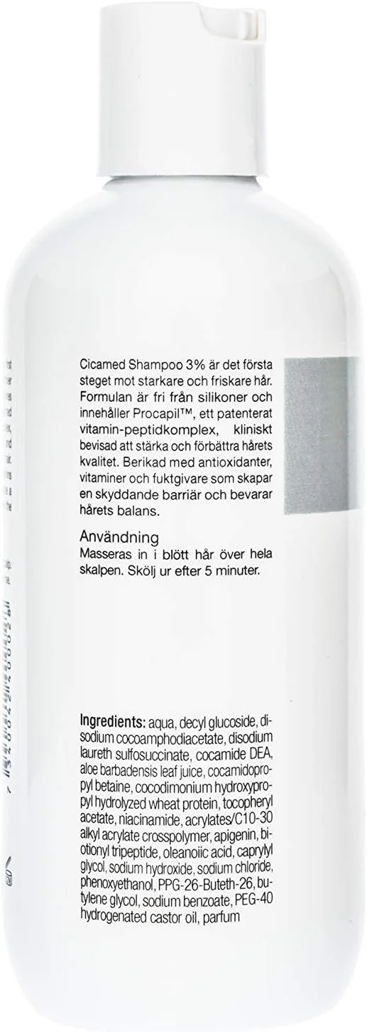 شامپو درمان ریزش مو 3% سایکامد مدیکال ساینس حاوی پروکاپیل شامپو درمان ریزش مو 3% سایکامد مدیکال ساینس حاوی پروکاپیل