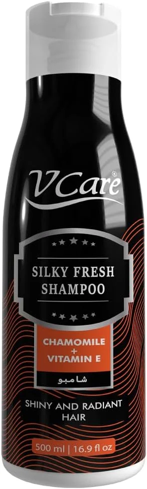 شامپو وی کر - 500 میلی لیتر فرمول ملایم و مغذی | عصاره بابونه و ویتامین E | افزایش درخشندگی، تقویت موهای سالم