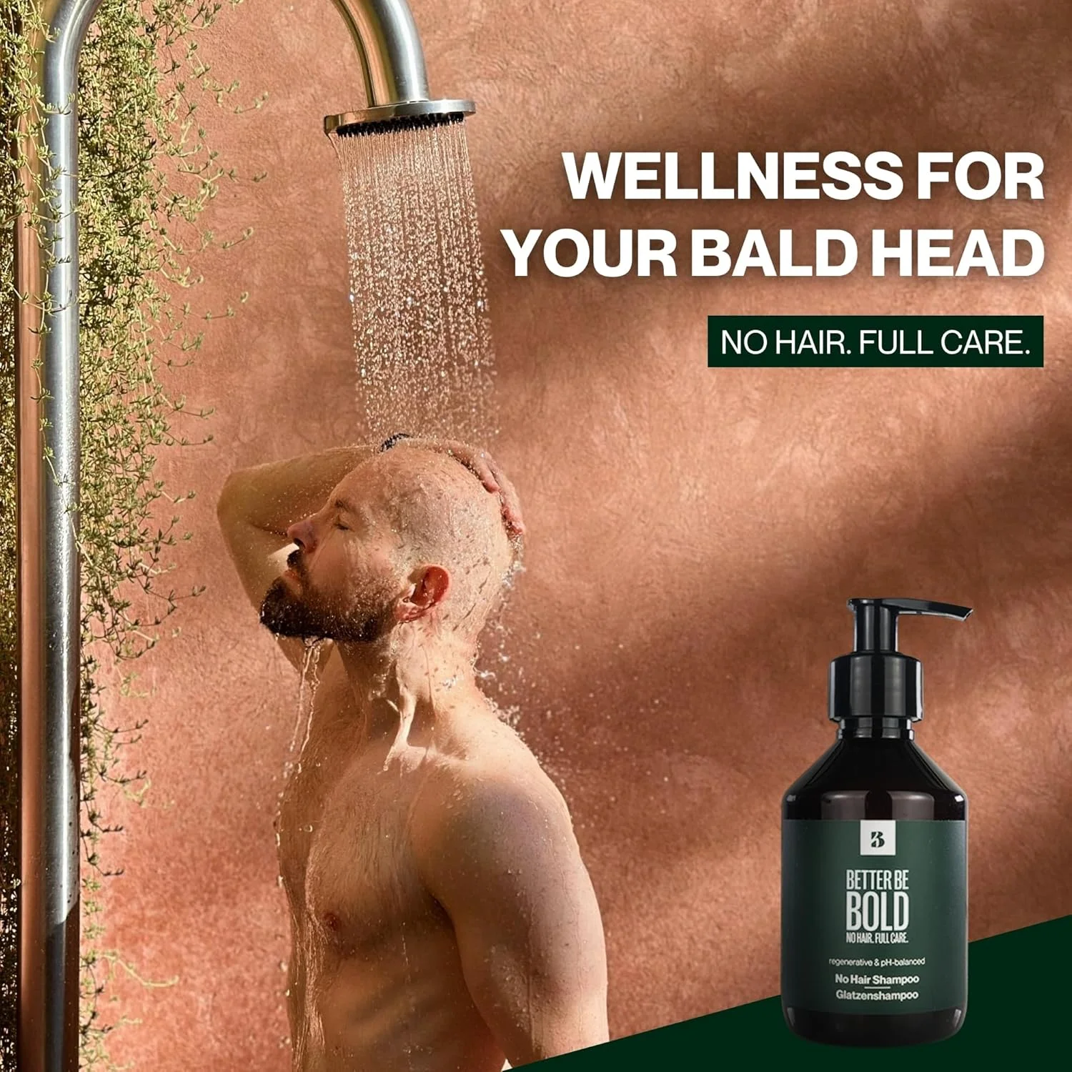 شامپو مغذی سر طاس BETTER BE BOLD (0-6 میلی متر) | پاک کننده موثر | متعادل کننده pH | مرطوب کننده | تسکین دهنده پوست | ترمیم کننده زخم ناشی از سوختگی اصلاح | مراقبت ویژه برای افراد با سر طاس | 200 میلی لیتر شامپو مغذی سر طاس BETTER BE BOLD (0-6 میلی متر) | پاک کننده موثر | متعادل کننده pH | مرطوب کننده | تسکین دهنده پوست | ترمیم کننده زخم ناشی از سوختگی اصلاح | مراقبت ویژه برای افراد با سر طاس | 200 میلی لیتر