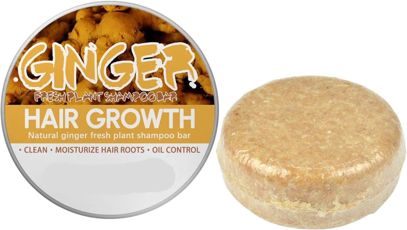 صابون شامپو زنجبیل، شامپو بار زنجبیل برای رشد مجدد مو، صابون شامپو زنجبیل ضد ریزش مو، طراوت بخش، ضد شوره، صاف کننده و مغذی مو، محافظت از پوست سر، مناسب برای آقایان و بانوان (1 عدد) صابون شامپو زنجبیل، شامپو بار زنجبیل برای رشد مجدد مو، صابون شامپو زنجبیل ضد ریزش مو، طراوت بخش، ضد شوره، صاف کننده و مغذی مو، محافظت از پوست سر، مناسب برای آقایان و بانوان (1 عدد)