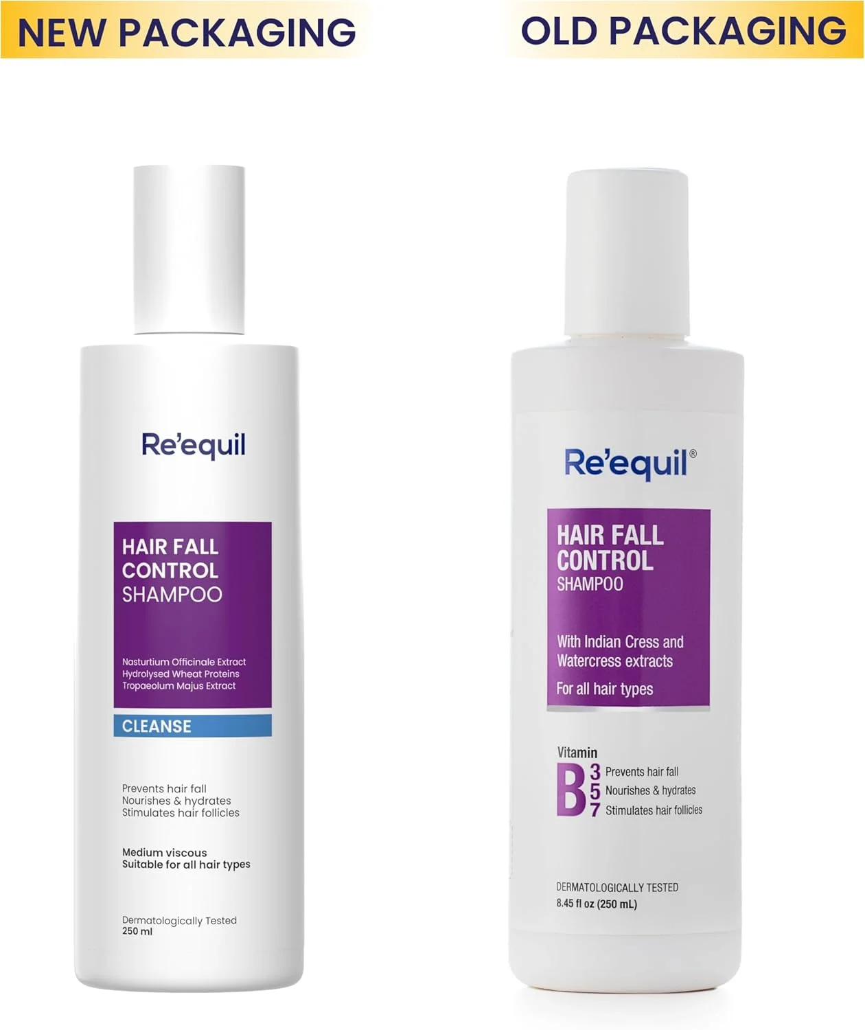 شامپو کنترل ریزش مو RE' EQUIL (۲۵۰ میلی لیتر)