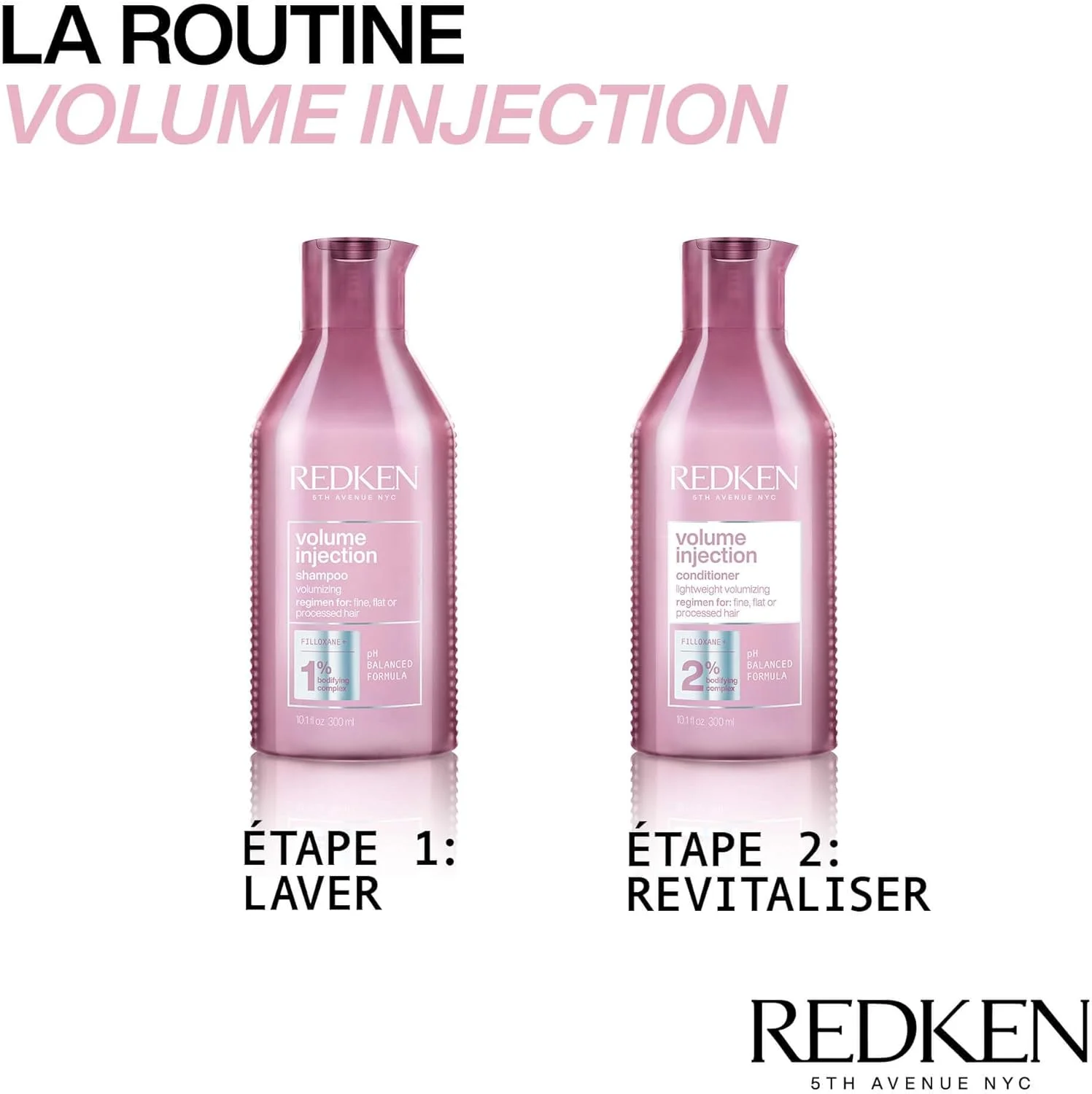 شامپو حجم دهنده رِدکِن مدل Volume Injection حجم 1000 میلی لیتر شامپو حجم دهنده رِدکِن مدل Volume Injection حجم 1000 میلی لیتر