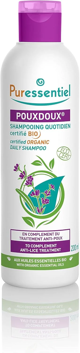 شامپو روزانه ارگانیک ضد شپش پورسنتال 200 میلی لیتر - برای استفاده پس از لوسیون ضد شپش - پاک کننده پوست سر شامپو روزانه ارگانیک ضد شپش پورسنتال 200 میلی لیتر - برای استفاده پس از لوسیون ضد شپش - پاک کننده پوست سر