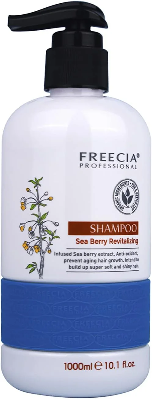 شامپو احیا کننده موی دریایی حرفه ای فریشیا، تغذیه کننده و مرطوب کننده عمیق | مراقبت ملایم و لطیف از موهای آسیب دیده | بهترین شامپو برای ضد شوره | مناسب برای آقایان و بانوان | 1000 میلی لیتر شامپو احیا کننده موی دریایی حرفه ای فریشیا، تغذیه کننده و مرطوب کننده عمیق | مراقبت ملایم و لطیف از موهای آسیب دیده | بهترین شامپو برای ضد شوره | مناسب برای آقایان و بانوان | 1000 میلی لیتر