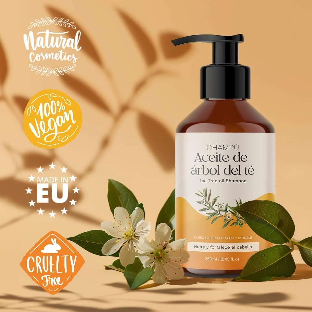 شامپو روغن درخت چای QKnatur (250 میلی لیتر). حاوی مواد فعال برای از بین بردن شوره سر. ایده آل برای خارش و تحریک. برای پوست سر خشک و حساس شامپو روغن درخت چای QKnatur (250 میلی لیتر). حاوی مواد فعال برای از بین بردن شوره سر. ایده آل برای خارش و تحریک. برای پوست سر خشک و حساس