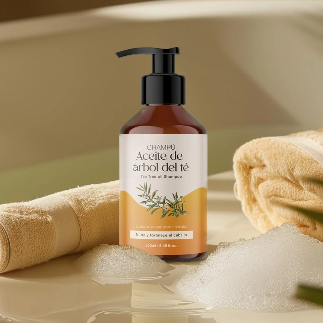 شامپو روغن درخت چای QKnatur (250 میلی لیتر). حاوی مواد فعال برای از بین بردن شوره سر. ایده آل برای خارش و تحریک. برای پوست سر خشک و حساس شامپو روغن درخت چای QKnatur (250 میلی لیتر). حاوی مواد فعال برای از بین بردن شوره سر. ایده آل برای خارش و تحریک. برای پوست سر خشک و حساس