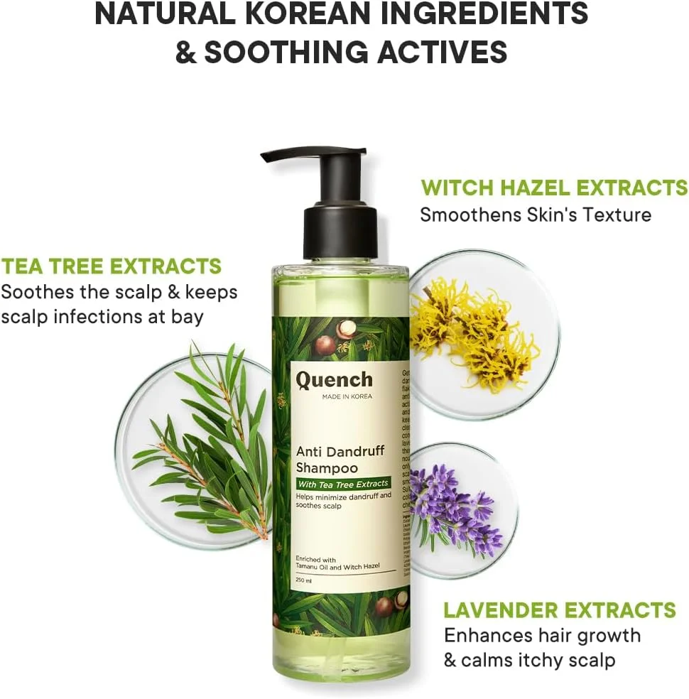 شامپو ضد شوره سر کوئنچ بوتانیکس با عصاره درخت چای، 250 میلی لیتر شامپو ضد شوره سر کوئنچ بوتانیکس با عصاره درخت چای، 250 میلی لیتر