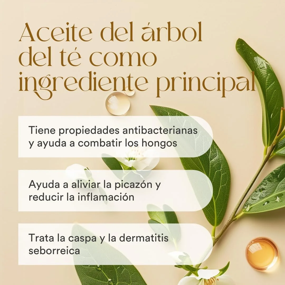 شامپو روغن درخت چای QKnatur (250 میلی لیتر). حاوی مواد فعال برای از بین بردن شوره سر. ایده آل برای خارش و تحریک. برای پوست سر خشک و حساس شامپو روغن درخت چای QKnatur (250 میلی لیتر). حاوی مواد فعال برای از بین بردن شوره سر. ایده آل برای خارش و تحریک. برای پوست سر خشک و حساس