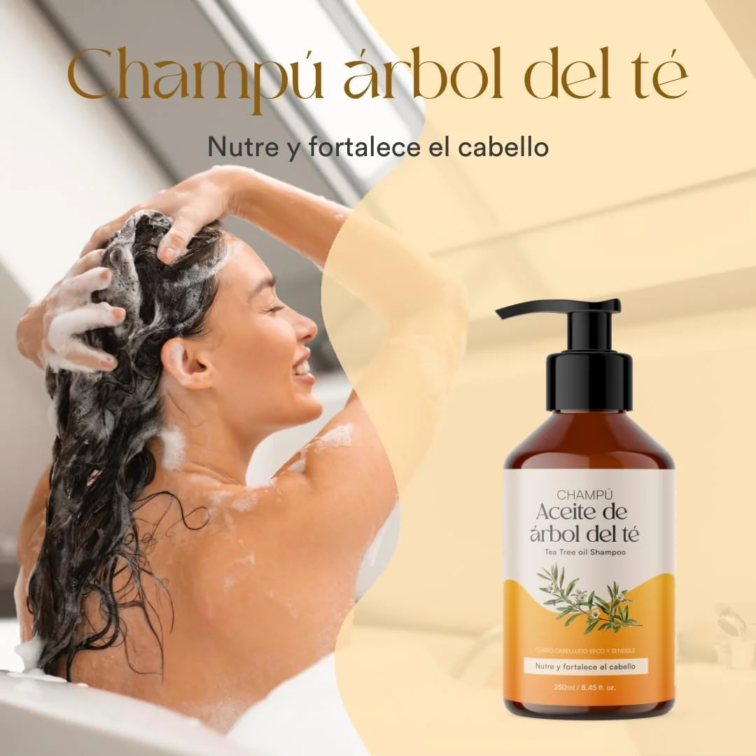 شامپو روغن درخت چای QKnatur (250 میلی لیتر). حاوی مواد فعال برای از بین بردن شوره سر. ایده آل برای خارش و تحریک. برای پوست سر خشک و حساس شامپو روغن درخت چای QKnatur (250 میلی لیتر). حاوی مواد فعال برای از بین بردن شوره سر. ایده آل برای خارش و تحریک. برای پوست سر خشک و حساس