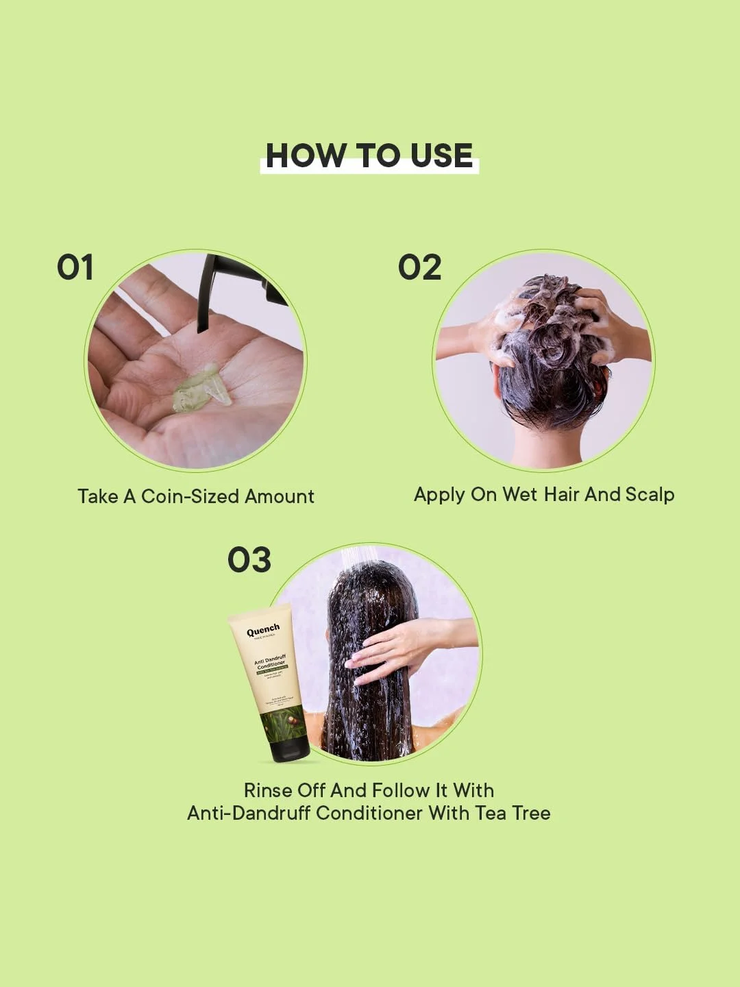 شامپو ضد شوره سر کوئنچ بوتانیکس با عصاره درخت چای، 250 میلی لیتر شامپو ضد شوره سر کوئنچ بوتانیکس با عصاره درخت چای، 250 میلی لیتر