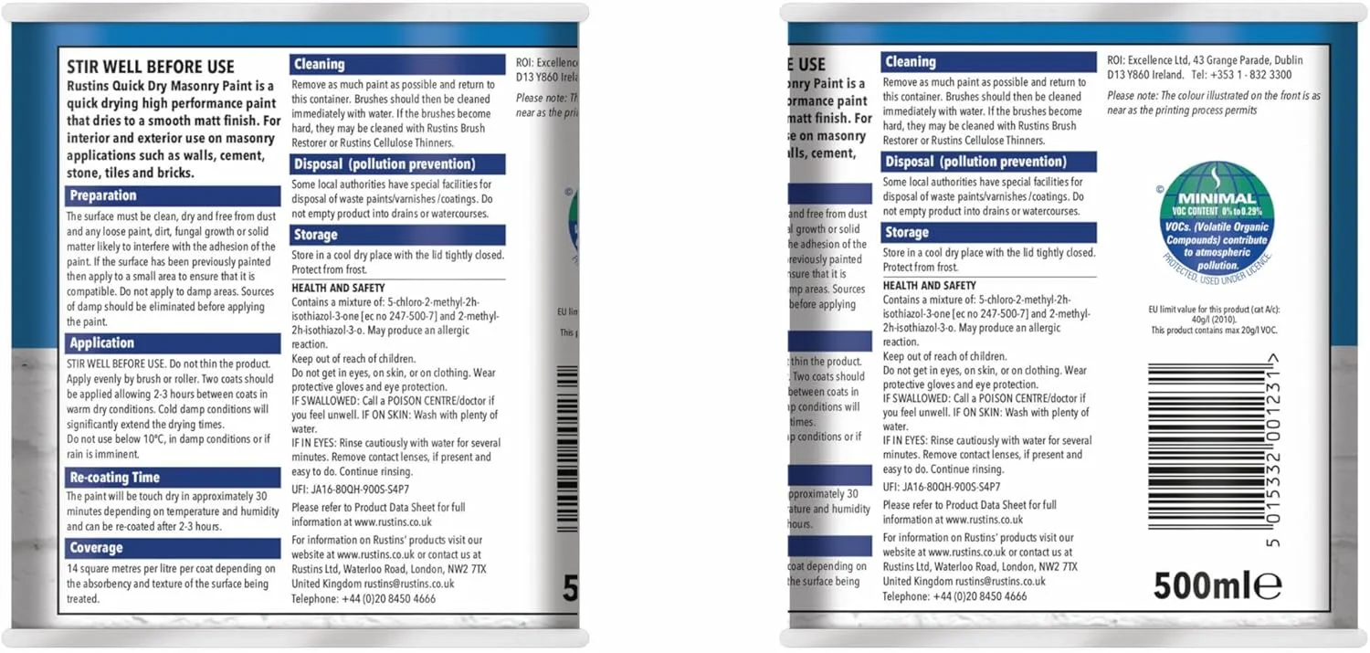 رنگ نمای آجری راستینز مشکی 500 میلی لیتر