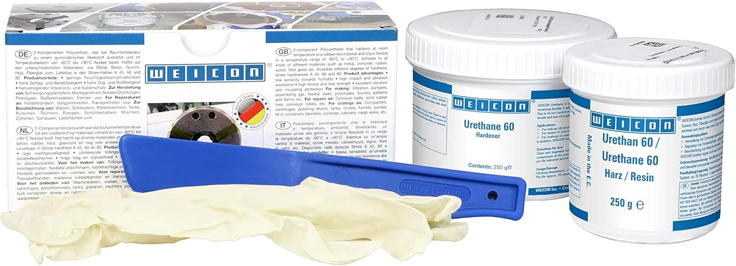 چسب پلی یورتان 60 WEICON، پلی یورتان دو جزئی برای مواد مختلف