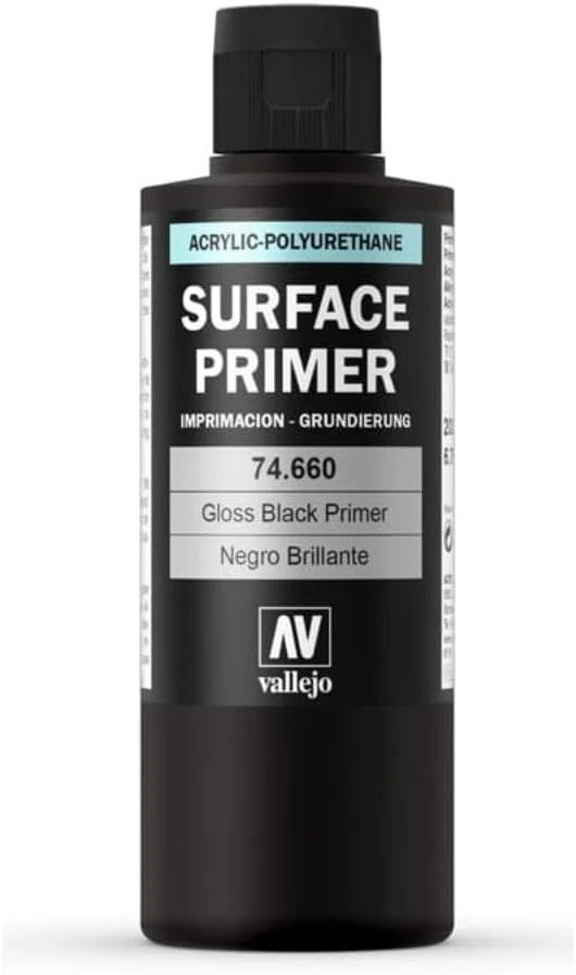 پرایمر سطح مشکی براق Vallejo 74660 (200 میلی لیتر)