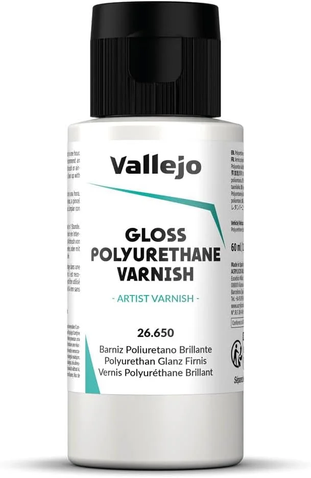 وارنیش براق پلی اورتان 60 میلی لیتری VALLEJO 26650 وارنیش براق پلی اورتان 60 میلی لیتری VALLEJO 26650