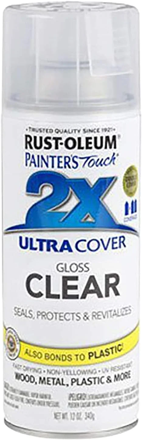 Rust-OlEUm Painter'S Touch 2X Ultra Cover, Gloss Clear, 340 gm