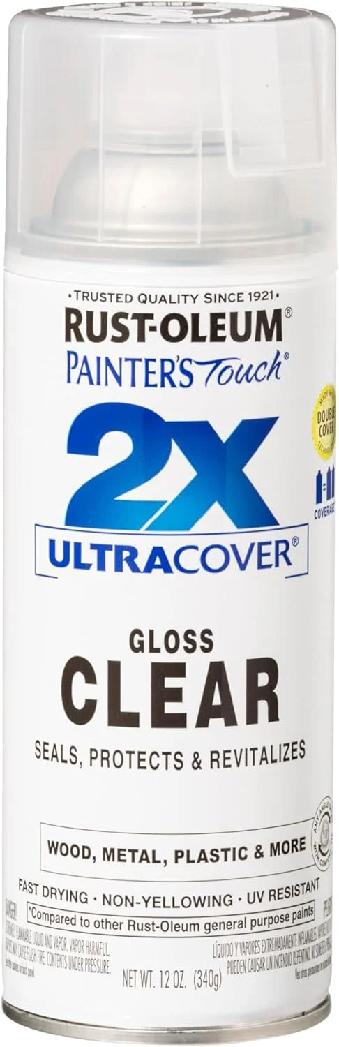 رنگ براق شفاف Rust-Oleum Painter's Touch 2X Ultra Cover، ۳۴۰ گرم، ۲۴۹۱۱۷