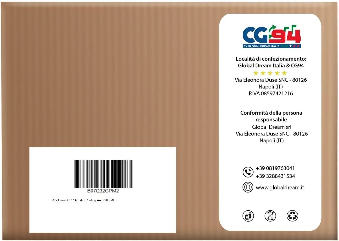 پوشش آکریلیک CRC مدل Aero با حجم 200 میلی لیتر از برند Rc2 پوشش آکریلیک CRC مدل Aero با حجم 200 میلی لیتر از برند Rc2