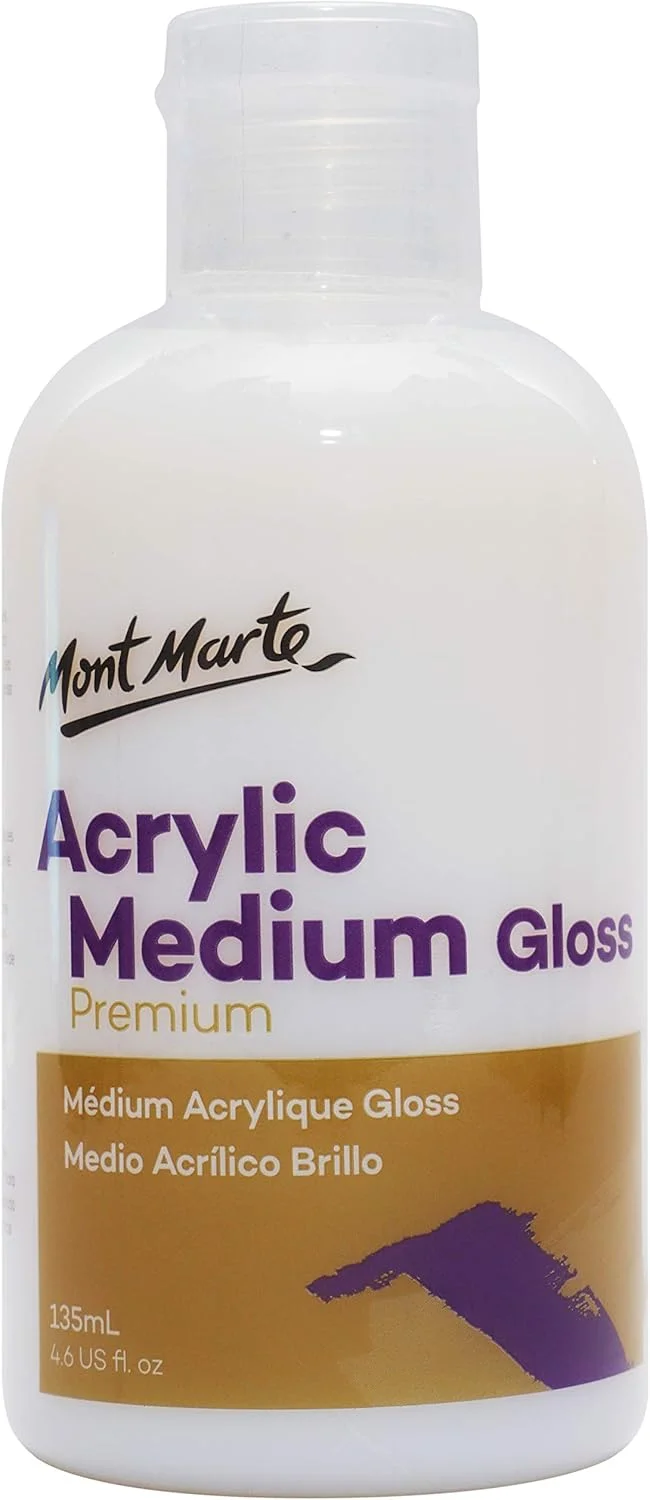 مدیوم اکریلیک براق مونت مارته - 135 میلی لیتر (سفید)