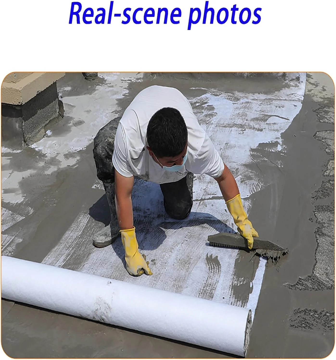 پارچه پلی استر نبافته، طول 100 متر، پایه ای برای پوشش های ضد آب پلی یورتان، غشای تعمیر سقف برای فلز، تخته سنگ، سقف ها (85 گرم، عرض 15 سانتی متر) پارچه پلی استر نبافته، طول 100 متر، پایه ای برای پوشش های ضد آب پلی یورتان، غشای تعمیر سقف برای فلز، تخته سنگ، سقف ها (85 گرم، عرض 15 سانتی متر)