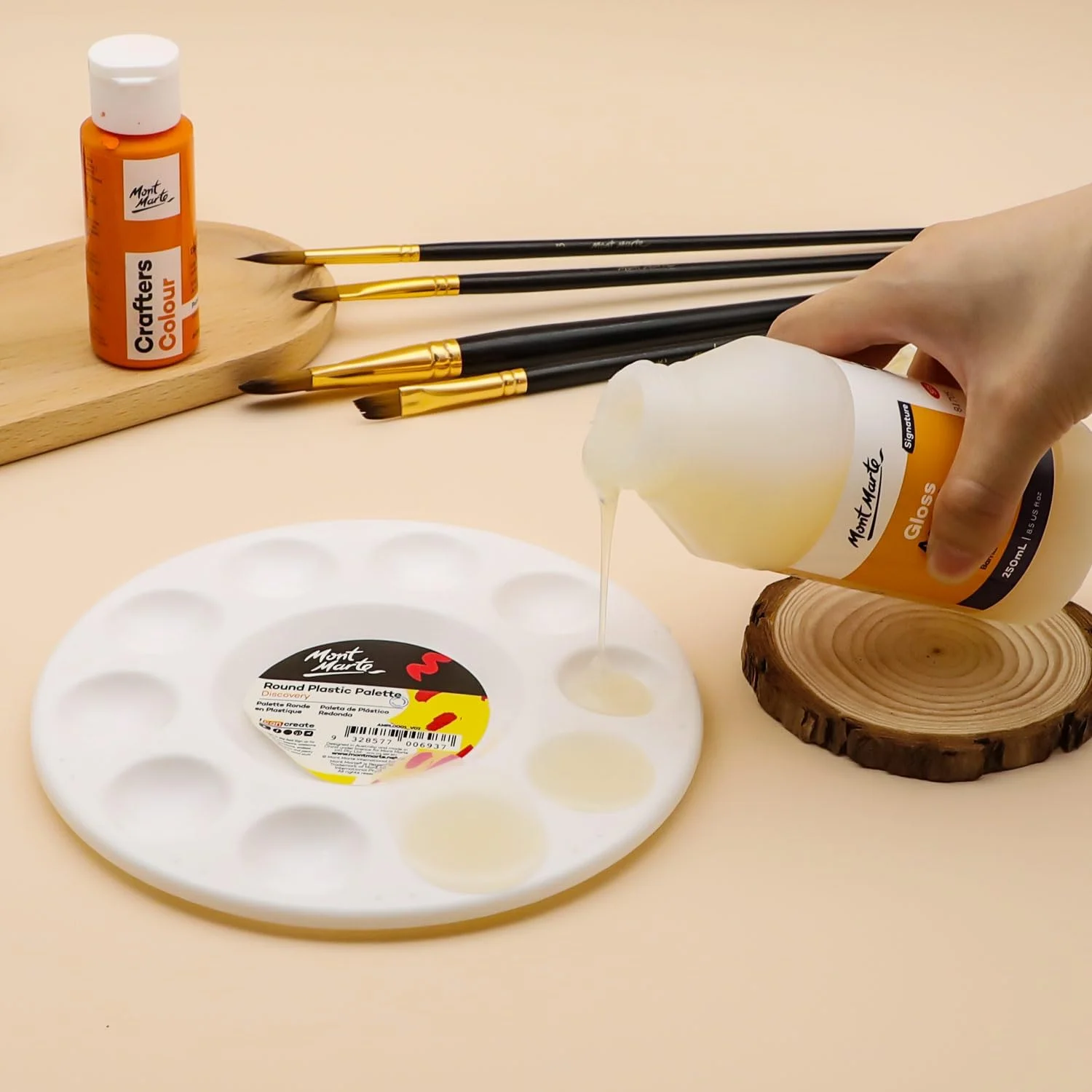 ورنی اکریلیک براق مونت مارته سری Signature حجم 250 میلی لیتر (8.5 fl. oz)، محافظت از آثار هنری در برابر گرد و غبار و نور، پرداخت نهایی آرشیوی، خشک شدن شفاف