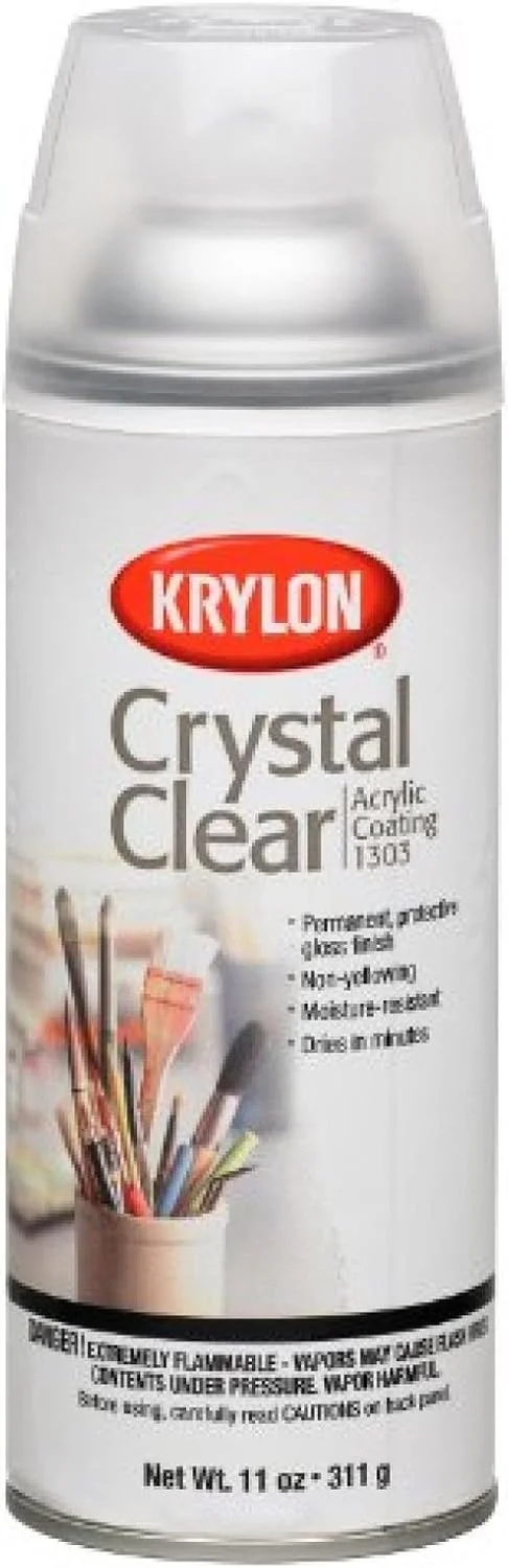 اسپری آکریلیک شفاف کریستالی Krylon، 6 اونس اسپری آکریلیک شفاف کریستالی Krylon، 6 اونس