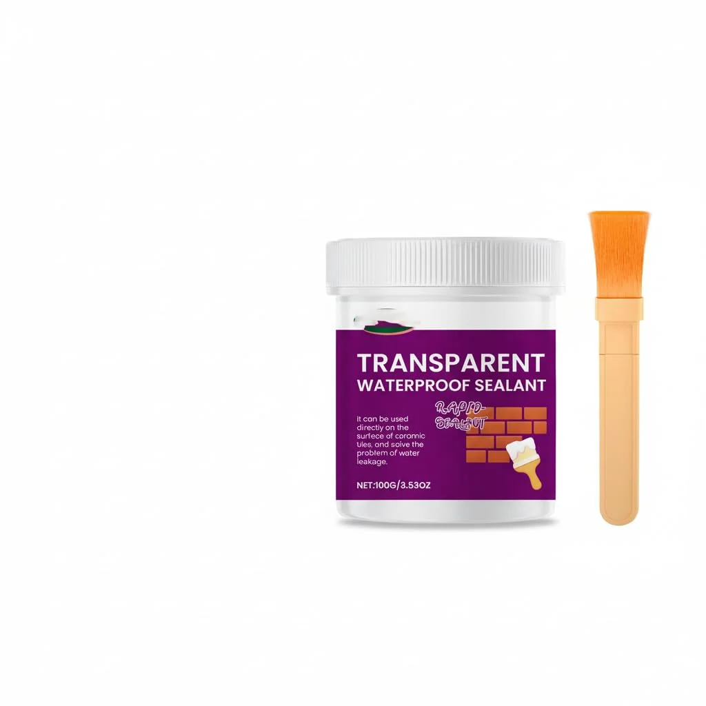 عامل نامرئی ضد آب، درزگیر شفاف بر پایه آب برای سقف، دیوار، حمام، آشپزخانه، پوشش ضد آب چند سطحی برای استفاده در داخل و خارج از منزل، شامل برس عامل نامرئی ضد آب، درزگیر شفاف بر پایه آب برای سقف، دیوار، حمام، آشپزخانه، پوشش ضد آب چند سطحی برای استفاده در داخل و خارج از منزل، شامل برس