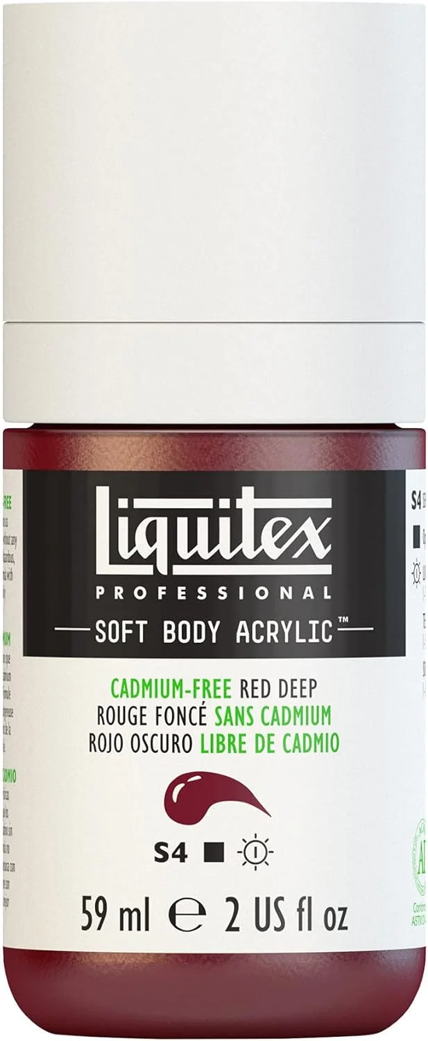 رنگ اکریلیک حرفه ای Liquitex PRO SB، 59 میلی لیتر، قرمز کادمیوم فرانسوی تیره رنگ اکریلیک حرفه ای Liquitex PRO SB، 59 میلی لیتر، قرمز کادمیوم فرانسوی تیره