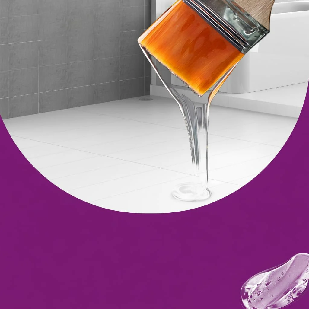 عامل نامرئی ضد آب، درزگیر شفاف بر پایه آب برای سقف، دیوار، حمام، آشپزخانه، پوشش ضد آب چند سطحی برای استفاده در داخل و خارج از منزل، شامل برس