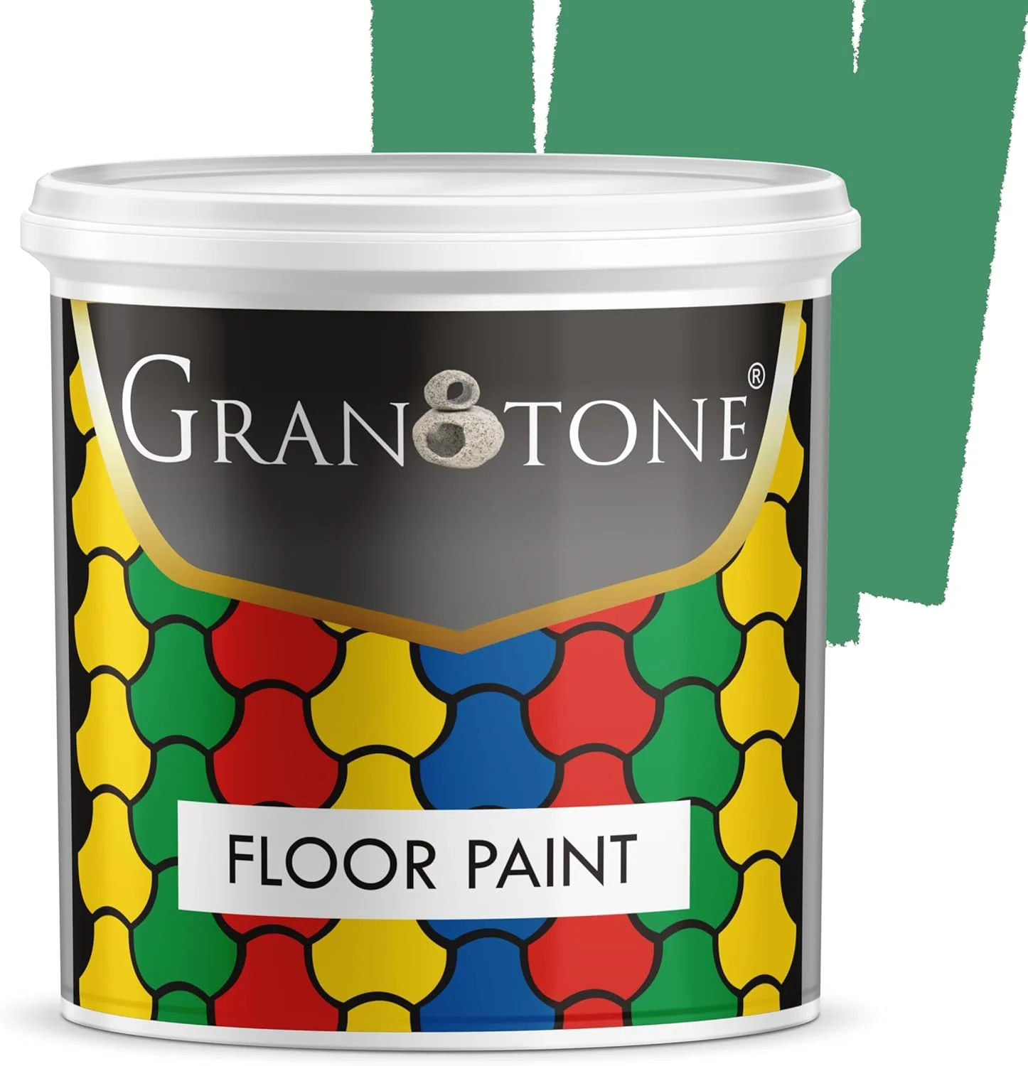 رنگ کفپوش گرانیتون مناسب برای کف سیمانی و کاشی، بر پایه پلی یورتان و پلیمر اکریلیک، ضد لغزش، رنگ کاشی ضخیم و بادوام 1 لیتر، سبز تیره رنگ کفپوش گرانیتون مناسب برای کف سیمانی و کاشی، بر پایه پلی یورتان و پلیمر اکریلیک، ضد لغزش، رنگ کاشی ضخیم و بادوام 1 لیتر، سبز تیره