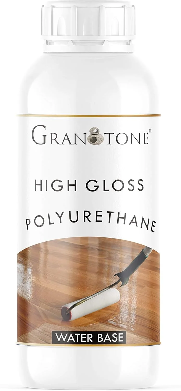 GRANOTONE Water Base Crystal Clear Polyurethane Wood Varnish for Interior, Exterior and Resin Art (Glossy, 500 ML) GRANOTONE Water Base Crystal Clear Polyurethane Wood Varnish for Interior, Exterior and Resin Art (Glossy, 500 ML)