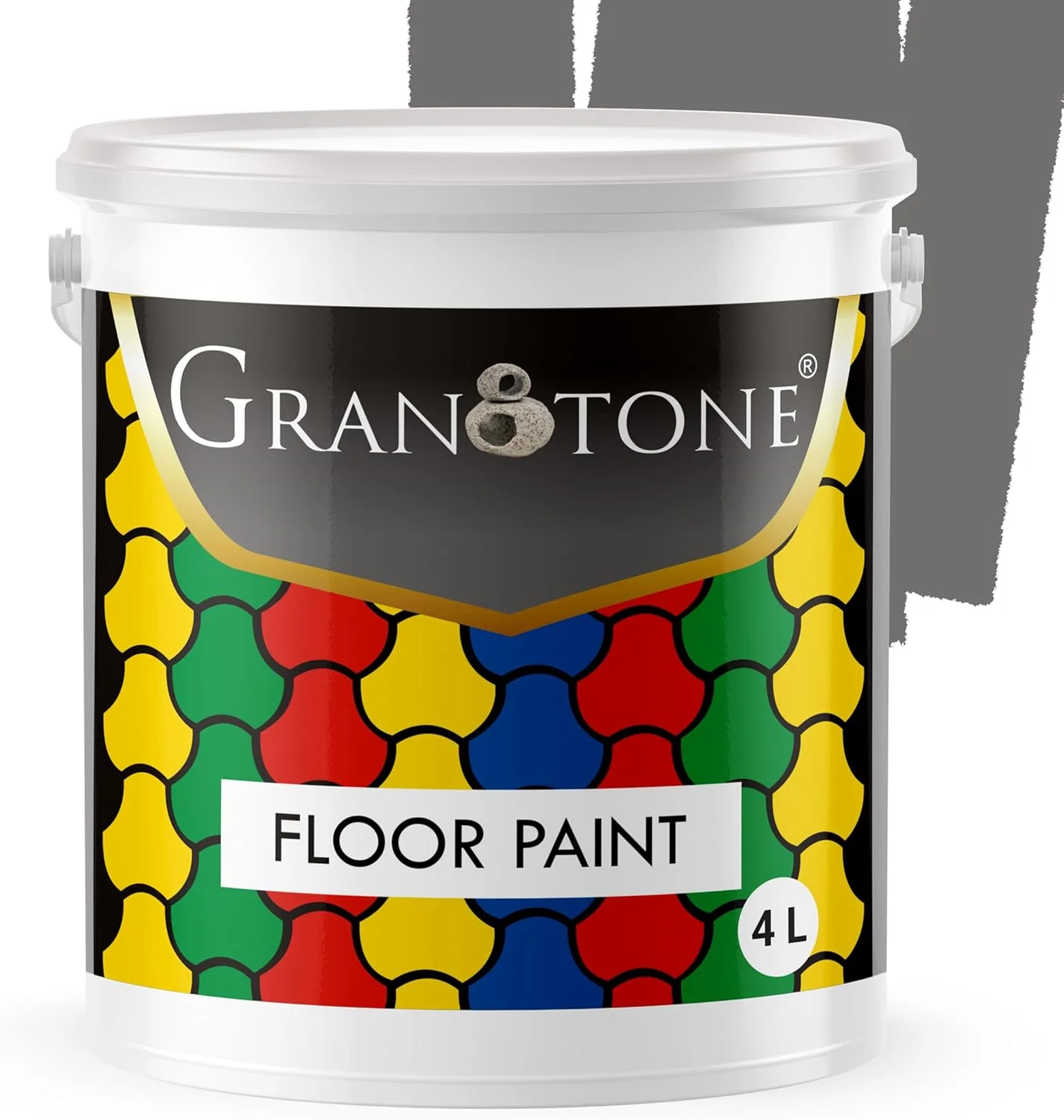 رنگ کفپوش گرانیتون، سیلر بتن و رنگ کفپوش بر پایه پلی یورتان و پلیمر اکریلیک، رنگ های پوشش کف با روکش نرم، ضد لغزش، ضخیم و بادوام، غیر سمی، 4 لیتر، خاکستری فضایی رنگ کفپوش گرانیتون، سیلر بتن و رنگ کفپوش بر پایه پلی یورتان و پلیمر اکریلیک، رنگ های پوشش کف با روکش نرم، ضد لغزش، ضخیم و بادوام، غیر سمی، 4 لیتر، خاکستری فضایی