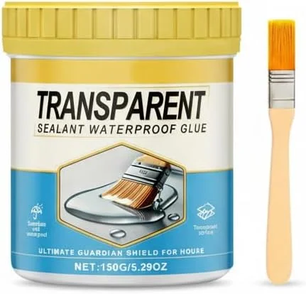 عامل پوشش ضد آب نامرئی آزونه 150 گرمی، عامل پوشش ضد آب پلی یورتان شفاف، درزگیر سقف عامل ضد نشت فوق العاده قوی، پوشش تعمیر ماندگار