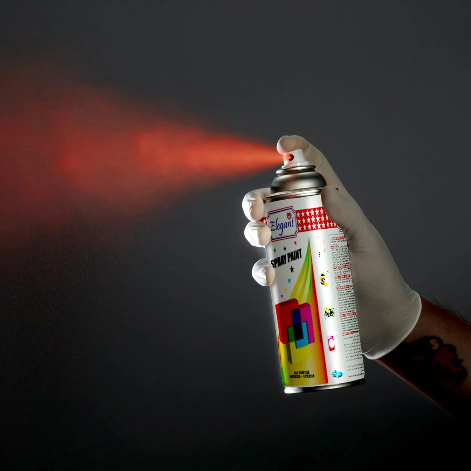 اسپری رنگ چند منظوره اِلِگانْت – کروم طلایی – 400 میلی لیتر – بسته 3 عددی (3 عدد 400 میلی لیتری) – رنگ خشک شونده سریع مناسب کارهای DIY – مقاوم در برابر تمام شرایط آب و هوایی – رنگ اکریلیک داخلی و خارجی