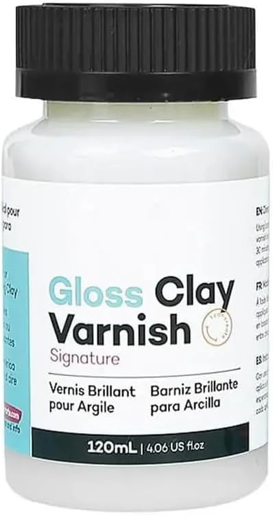 ورنی رسی 120 میلی لیتری، روکش براق ضد آب برای رس خشک شونده در هوا، سرامیک، نقاشی های اکریلیک و رنگ روغن، محافظت حرفه ای از ترک خوردگی و زرد شدن (1 عدد) ورنی رسی 120 میلی لیتری، روکش براق ضد آب برای رس خشک شونده در هوا، سرامیک، نقاشی های اکریلیک و رنگ روغن، محافظت حرفه ای از ترک خوردگی و زرد شدن (1 عدد)