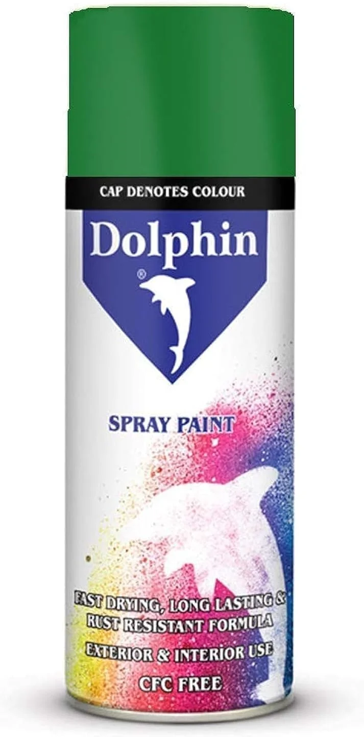 اسپری رنگ دلفین، رنگ سبز تازه، مناسب برای مصارف خانگی، صنعتی، گاراژ و خودرو، 400 میلی لیتر، خشک شدن سریع، مقاوم در برابر تمام شرایط آب و هوایی اسپری رنگ دلفین، رنگ سبز تازه، مناسب برای مصارف خانگی، صنعتی، گاراژ و خودرو، 400 میلی لیتر، خشک شدن سریع، مقاوم در برابر تمام شرایط آب و هوایی