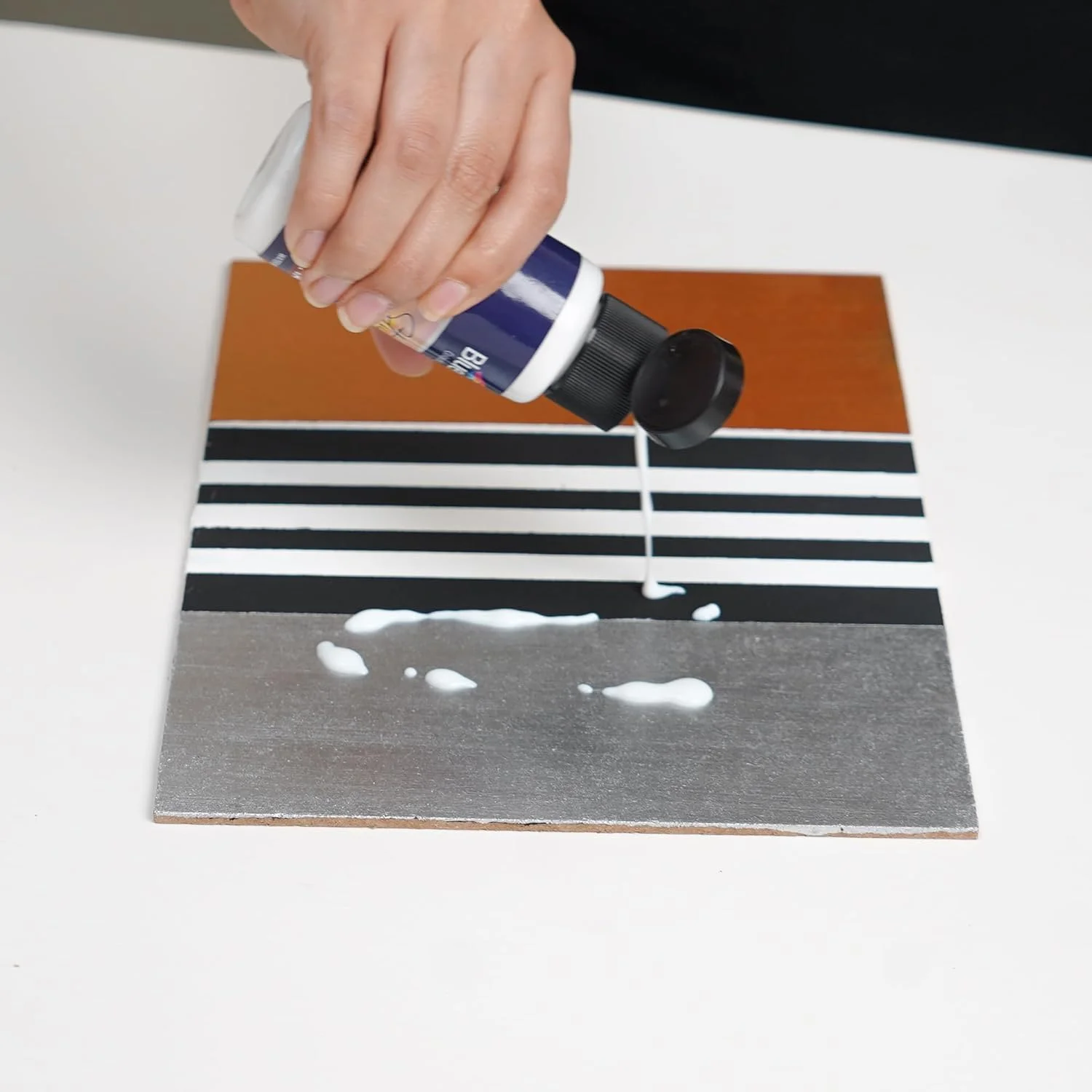 ورنی اکریلیک استودیویی BLUEBIRD، مات، 100 میلی لیتر، غیر زرد شونده، غیر سمی، ضد ترک خوردگی، ورنی پایه برای هنرمندان حرفه ای، نقاشان مبتدی و کودکان