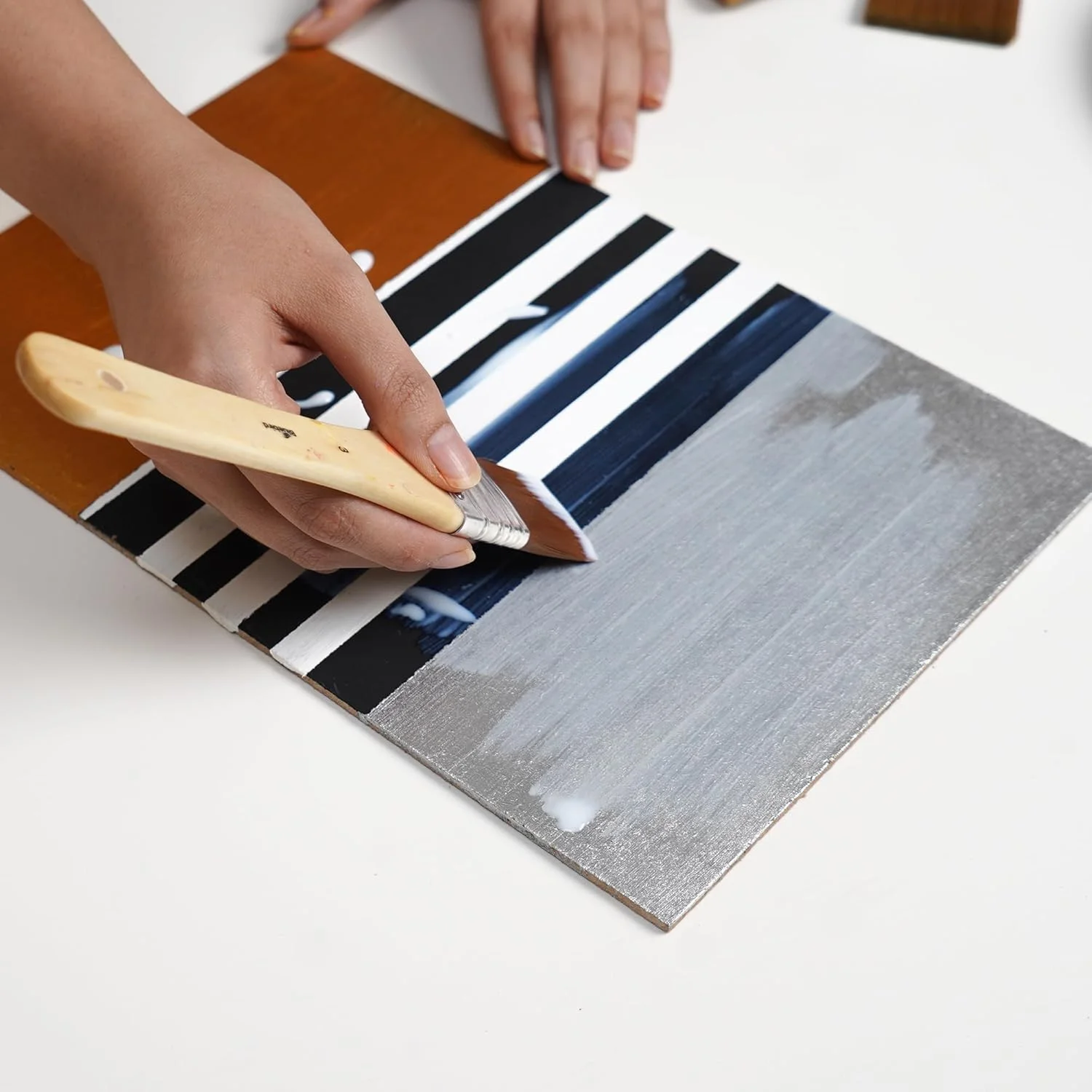 ورنی اکریلیک استودیویی BLUEBIRD، مات، 100 میلی لیتر، غیر زرد شونده، غیر سمی، ضد ترک خوردگی، ورنی پایه برای هنرمندان حرفه ای، نقاشان مبتدی و کودکان