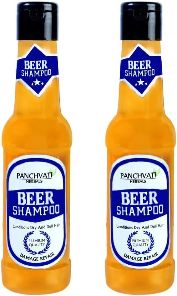 شامپو آبجو مو Panchvati، ترمیم کننده موهای آسیب دیده و کدر، 180 میلی لیتر، بسته 2 عددی، 360 میلی لیتر شامپو آبجو مو Panchvati، ترمیم کننده موهای آسیب دیده و کدر، 180 میلی لیتر، بسته 2 عددی، 360 میلی لیتر