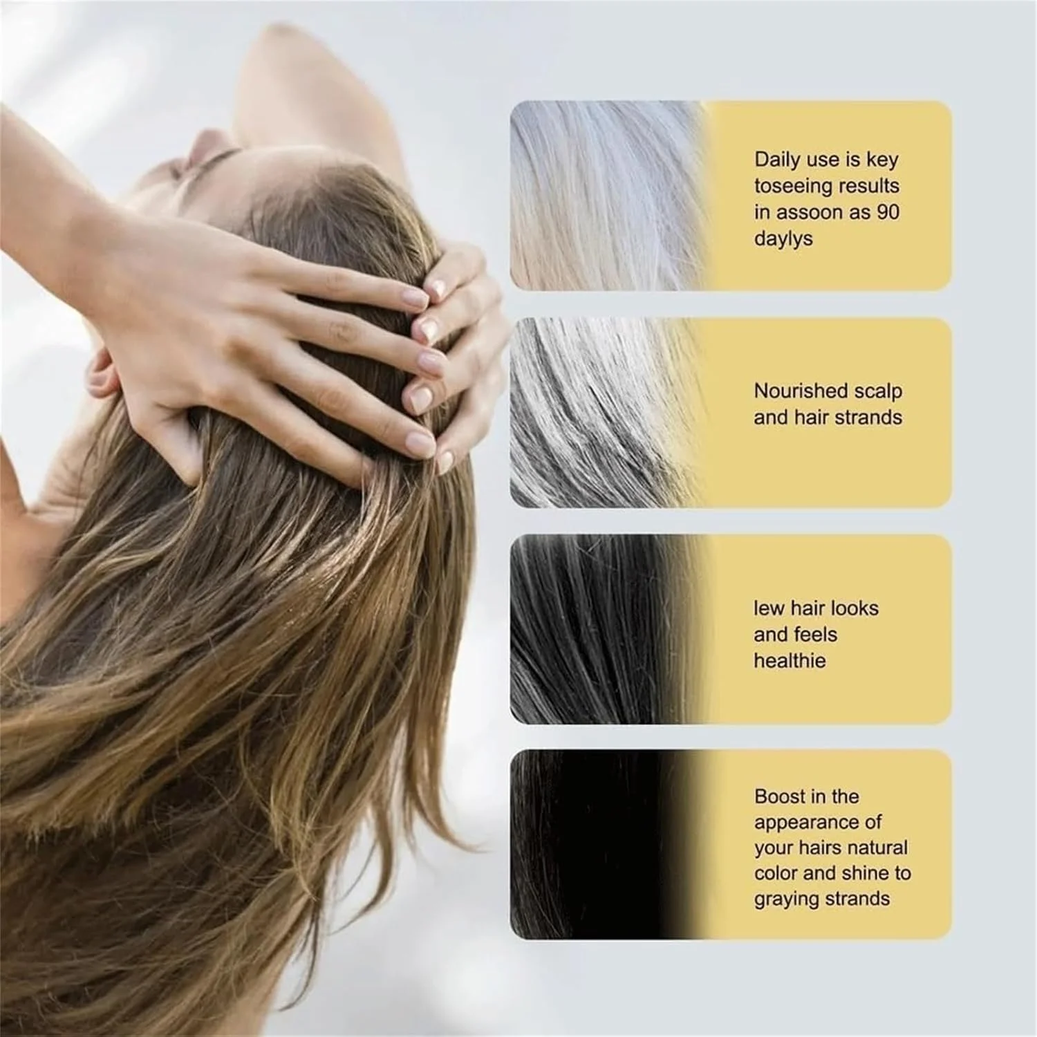 شامپو کنترل چربی و ضد ریزش مو جینسینگ OVNTIKJ، شامپو گیاهی کنترل چربی و ترمیم مو، شامپو کنترل چربی جینسینگ (1 عدد)