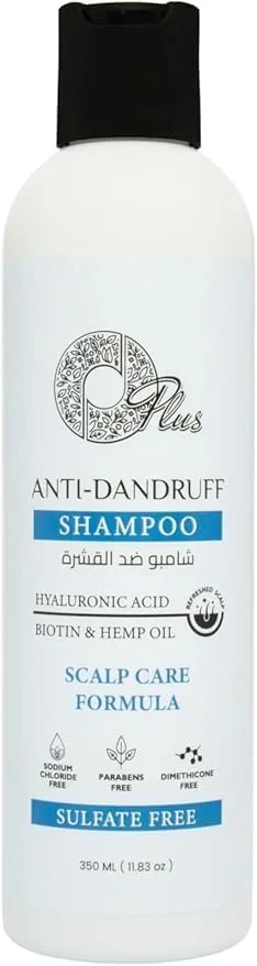 شامپو ضد شوره مو اوپلاس، 350 میلی لیتر، فرمول بدون پوسته برای داشتن پوست سر تمیز و سالم
