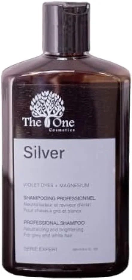 شامپو نقره ای The One Cosmetics | شامپو ضد زردی مو | برای موهای سفید، خاکستری و دکلره شده | سری Expert | ISO 9001 | 250 میلی لیتر | شامپو نقره ای The One Cosmetics | شامپو ضد زردی مو | برای موهای سفید، خاکستری و دکلره شده | سری Expert | ISO 9001 | 250 میلی لیتر |