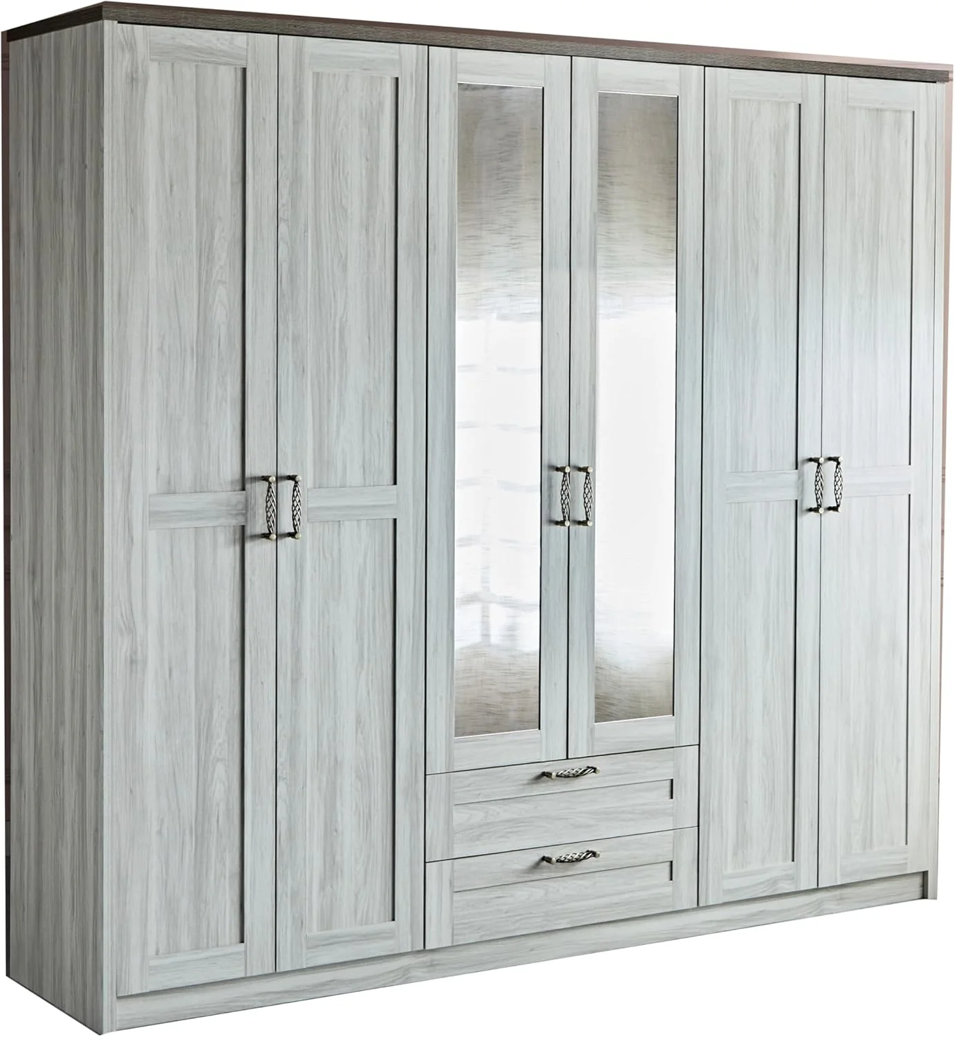 کمد لباس 6 درب HomeBox مدل Angelic به همراه 2 کشو