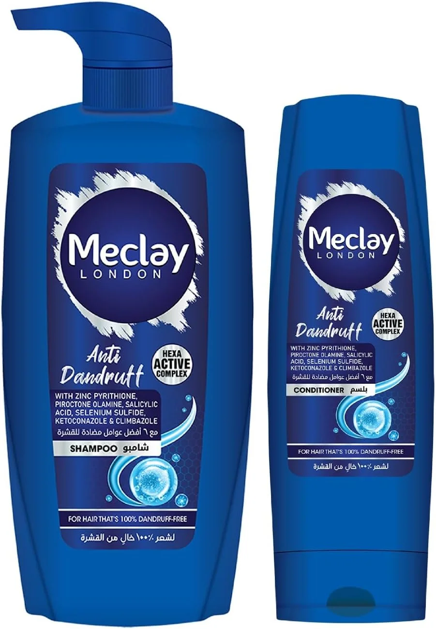 شامپو ضد شوره بدون سولفات 660 میلی لیتری مکلی لندن همراه با نرم کننده 180 میلی لیتری شامپو ضد شوره بدون سولفات 660 میلی لیتری مکلی لندن همراه با نرم کننده 180 میلی لیتری