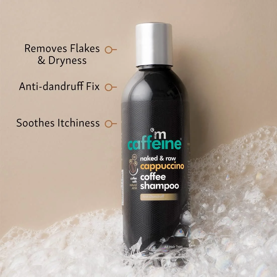 شامپو ضد شوره سر mCaffeine برای زنان و مردان | شامپو برای پوست سر خشک و شوره سر | حاوی قهوه، AHA طبیعی و دارچین | فاقد SLS و پارابن - 250 میلی لیتر شامپو ضد شوره سر mCaffeine برای زنان و مردان | شامپو برای پوست سر خشک و شوره سر | حاوی قهوه، AHA طبیعی و دارچین | فاقد SLS و پارابن - 250 میلی لیتر