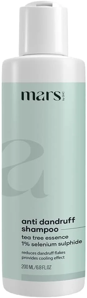 شامپو ضد شوره سر مردانه مارس بای جی اچ سی حاوی آلوئه ورا و منتول برای کنترل خارش پوست سر و شوره | 200 میلی لیتر | بسته 1 عددی