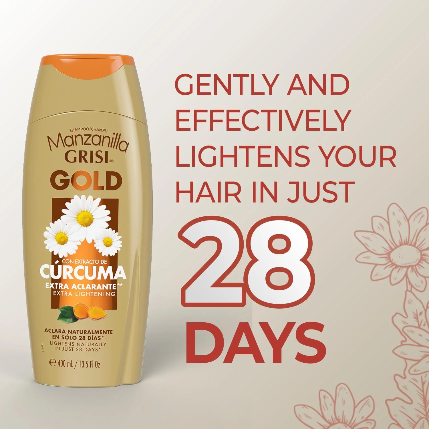 شامپو روشن کننده فوق العاده ملایم Manzanilla Grisi Gold، پاک کننده و روشن کننده فوق العاده با عصاره بابونه و زردچوبه، موها را به طور طبیعی نرم و درخشان می کند، بسته 2 عددی، بطری 399 میلی لیتری، 2 عدد شامپو روشن کننده فوق العاده ملایم Manzanilla Grisi Gold، پاک کننده و روشن کننده فوق العاده با عصاره بابونه و زردچوبه، موها را به طور طبیعی نرم و درخشان می کند، بسته 2 عددی، بطری 399 میلی لیتری، 2 عدد