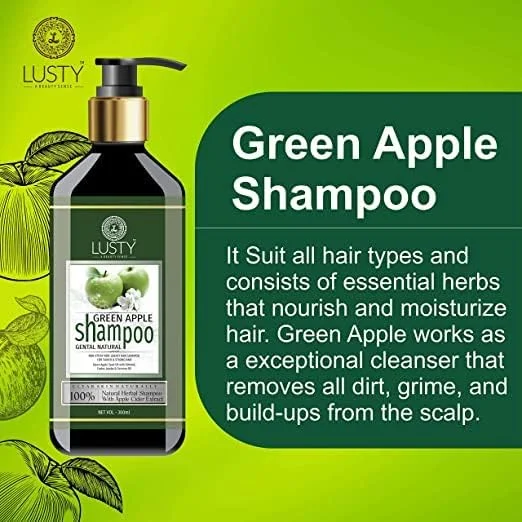 شامپو سیب سبز LUSTY A BEAUTY SENSE حاوی روغن آرگان، ضد شوره و کنترل ریزش مو - بدون پارابن، بدون روغن معدنی، برای آقایان و بانوان، (300 میلی لیتر) (بسته 2 عددی) شامپو سیب سبز LUSTY A BEAUTY SENSE حاوی روغن آرگان، ضد شوره و کنترل ریزش مو - بدون پارابن، بدون روغن معدنی، برای آقایان و بانوان، (300 میلی لیتر) (بسته 2 عددی)